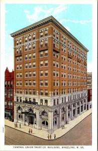 Postcard BUILDING SCENE Wheeling West Virginia WV AM7842