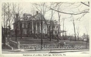 Residence of ex-Gov. Hastings - Bellefonte, Pennsylvania