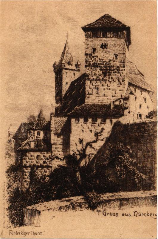 CPA AK Nürnberg Fünfeckiger Turm GERMANY (645135)