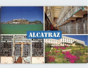 Postcard The Rock, Alcatraz, California, USA