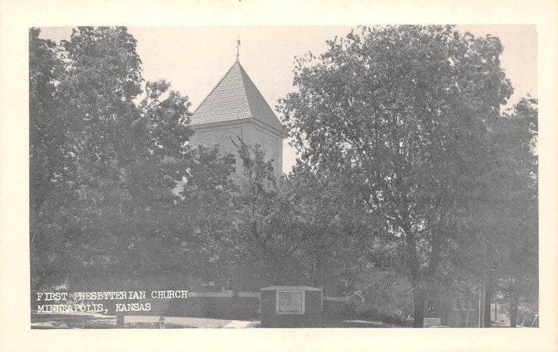 Minneapolis, Kansas, First Presbyterian Church, AA373-8