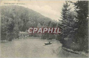 Old Postcard Freiburg Waldsee