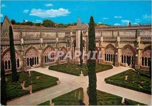 Modern Postcard Portugal Batalha Monastery Garden and Royal Cloitre