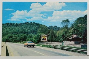 Fort Knox KY Sign on Highway 31W Welcomes Visitors Postcard P2