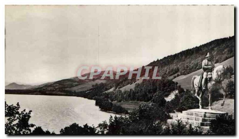 Old Postcard Laffrey Lake Statue of Napoleon