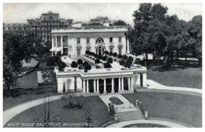 1910's White House East Front B&W Washington DC PC2022