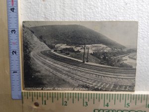 Postcard Horseshoe Curve, Pennsylvania Railroad - Altoona, Pennsylvania