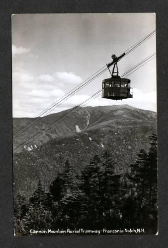 NEW HAMPSHIRE FRANCONIA NOTCH NH Canon Mt Ski Tram RPPC