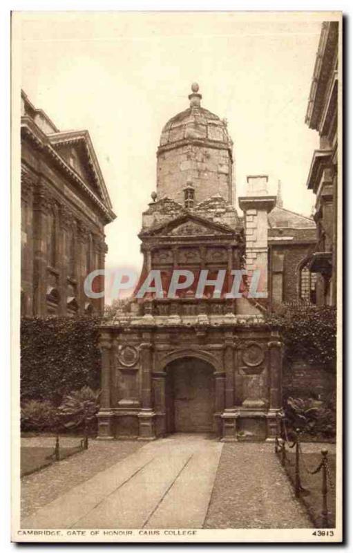 Great Britain Great Britain Old Postcard Gate of Honor Caius College