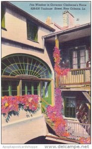 Fan Window In Governor Claibornes Home 628 630 Toulouse Street New Orleans Lo...