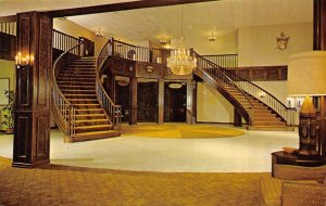 Knoxville, Tennessee TN   KNOXVILLE RAMADA INN Lobby~Staircase ROADSIDE Postcard