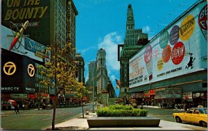 USA New York City Times Square NY Chrome Postcard C006