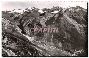 Old Postcard Col de Iseran I The More Haute Route of Europe sources of Isere