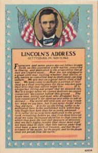 Lincoln's Gettysburg Address 19 November 1863