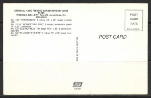 Original Hand Printed Serigraphs - Windmill Gallery Colorado - (MX-058)