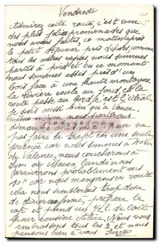 Postcard Old Vercors The Great Narrow