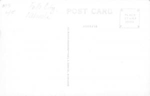 Falls City Nebraska~Rulo Toll Bridge~Missouri River~Houseboat~c1940 RPPC
