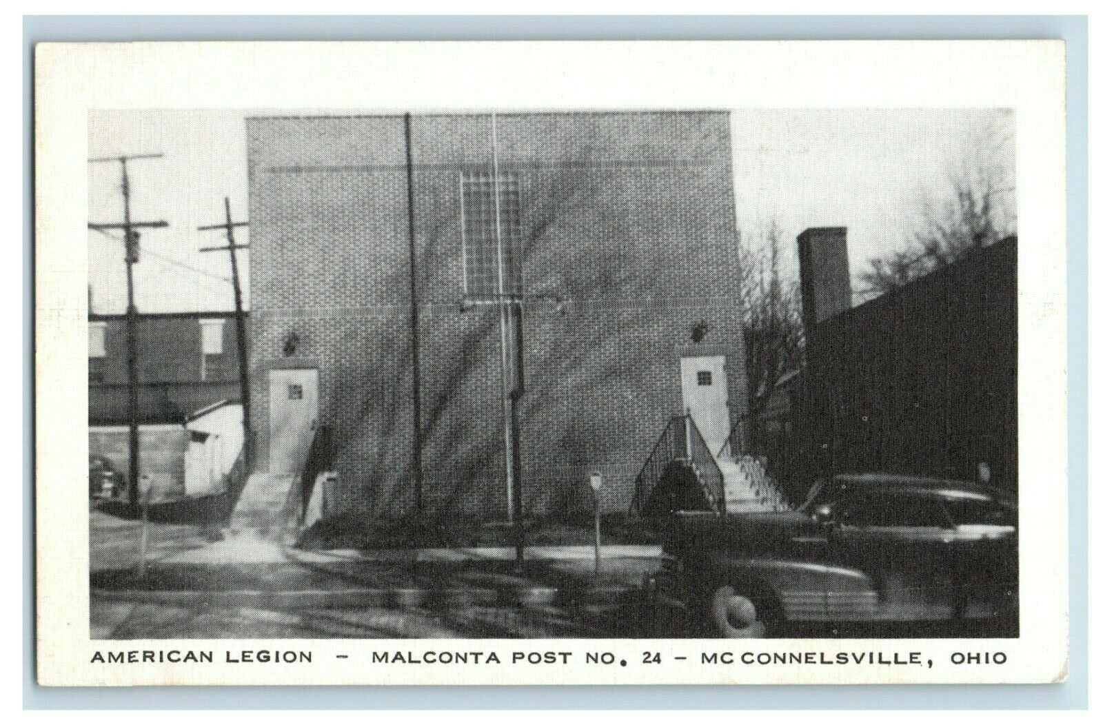 Vintage American Legion Malconta Post No. 24 McConnelsville, Ohio
