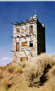 AUSTIN, NV Nevada    STOKES  CASTLE   (1897)    c1970s  Roadside  Postcard
