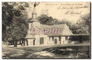 Old Postcard Honfleur La Chapelle Notre Dame de Grace