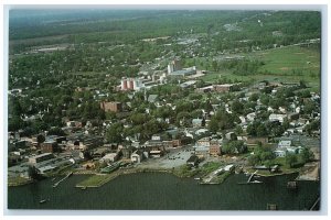 c1950 Southwest Aerial View Susquehanna River Lake Havre De Grace MD Postcard