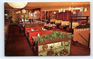 MANCHESTER, NH New Hampshire ~ CEDARS of LEBANON Restaurant c1960s Postcard