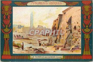 Postcard Modern Monument Ancient Temple of Luxor Egypt