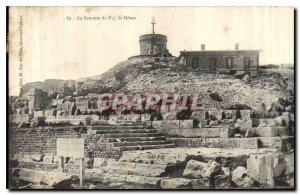 Old Postcard The Summit of the Puy de Dome