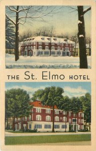 1956 Chautauqua New York St. Elmo Hotel occupation  Postcard 25-11715