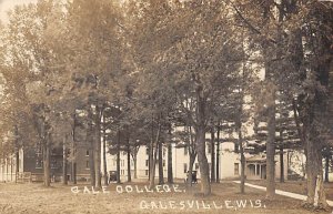 Gale College Real Photo Galesville WI 