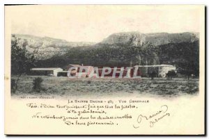 Old Postcard La Sainte Baume General view