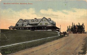 Hartford Connecticut 1914 Postcard Hartford Golf Club