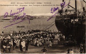 PC ED. FORTIER DAKAR EMBARQUEMENT SUR ESPAGNE SENEGAL (a35610)