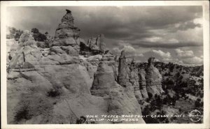 Gallup New Mexico NM Rock Teepes Frasher's Frashers RPPC Vintage Postcard