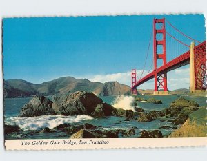Postcard The Golden Gate Bridge, San Francisco, California