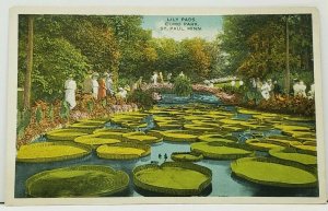 Lily Pond Como Park St. Paul Minnesota c1915 Postcard I14