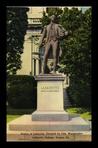 LAFAYETTE COLLEGE STATUE EASTON PENNSYLVANIA