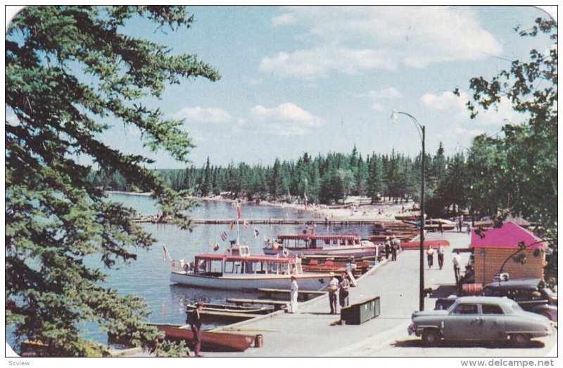 PRINCE ALBERT NATIONAL PARK, Saskatchewan, Canada; View of the Lake front at ...