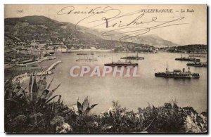 Villefranche sur Mer - La Rade - boat - boat - Old Postcard