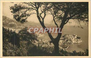 Old Postcard Monaco Monte Carlo Overview