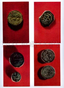 142136 Rare Russian COINS Hermitage COLLECTION of 16 old cards