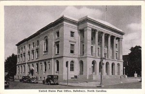 Postcard US Post Office Salsbury North Carolina