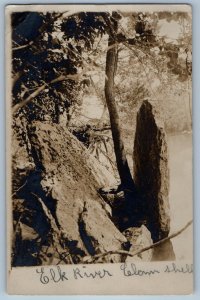 1907 Elk River Glenn Shell Hayfield Minnesota MN RPPC Photo RPO Antique Postcard