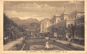 BF6435 menton le s jardins et le casino france      France