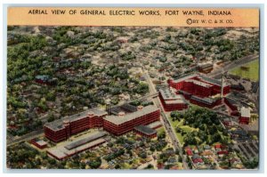 c1905 Aerial View Of General Electric Works Fort Wayne Indiana IN Postcard
