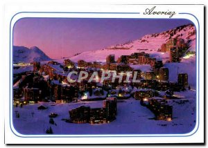 Postcard Modern Avoriaz Haute Savoie The station By Night