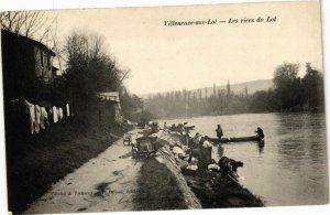 CPA VILLENEUVE-sur-LOT-Les rives du Lot (264146)