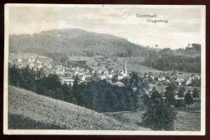 h1863 - SWITZERLAND Ganterswil Postcard 1920s Toggenburg. Panoramic View