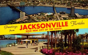 Greetings From Jacksonville Florida Split View