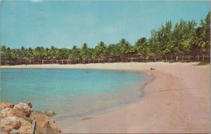 Postcard at Dorado beach Hotel Dorado Puerto Rico 1969